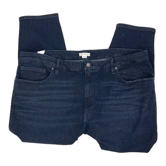 Good American x Calik Denim Bombshell Short Deep Blue Size 28-32 NWT - Picture 1 of 7
